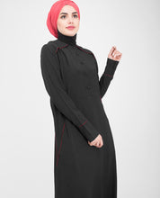 Black Flared Jilbab