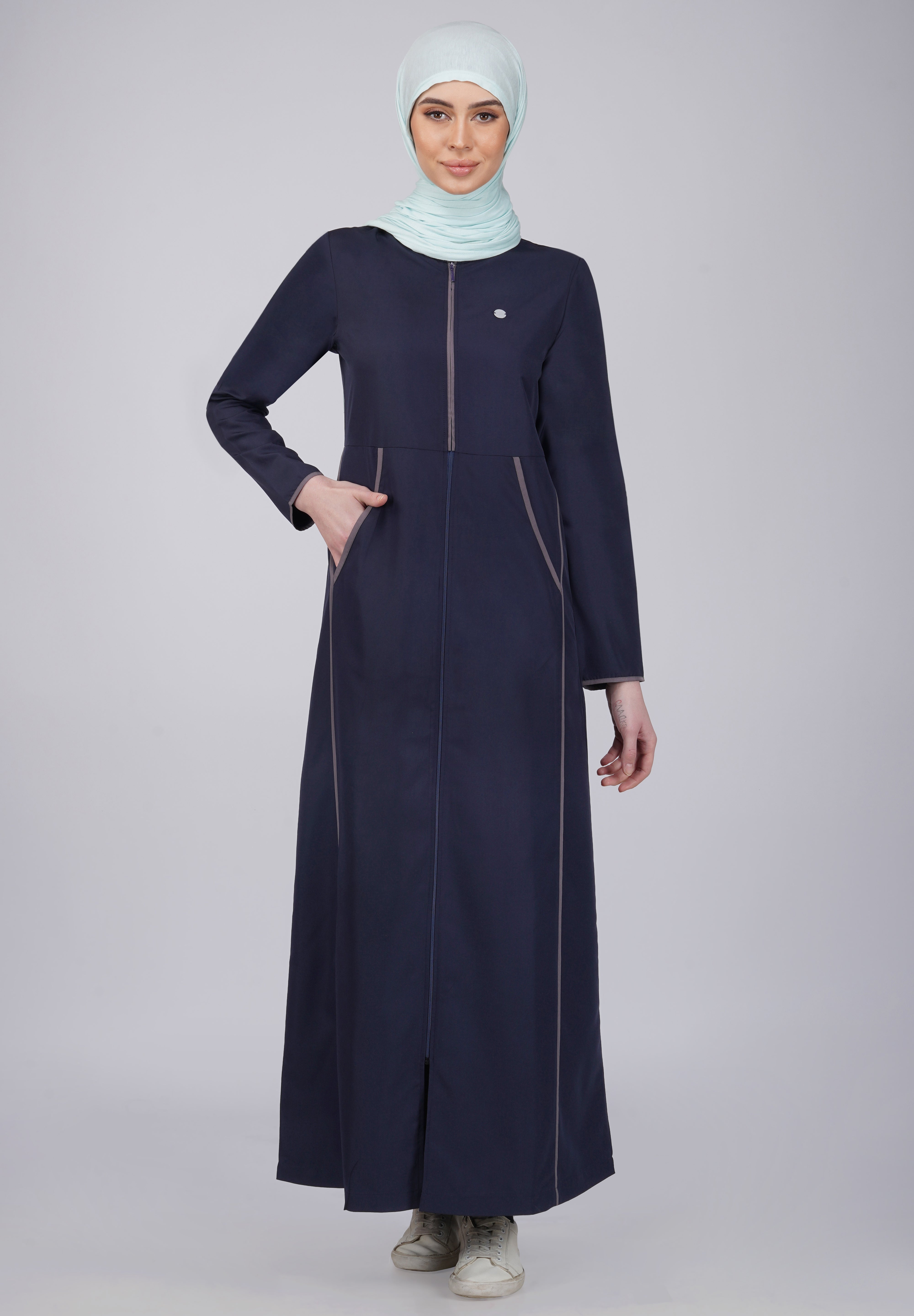 Smart Fashionista Navy Jilbab