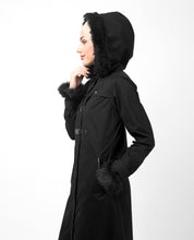 Buckle Strap Black Hooded Jilbab