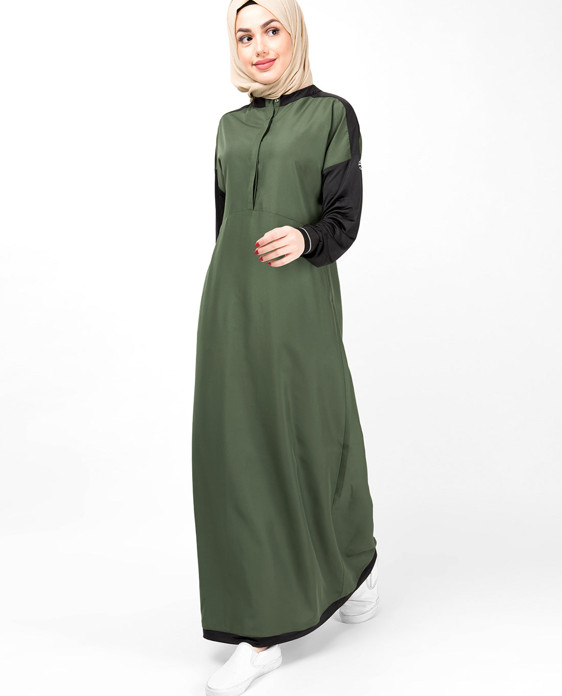 Cypress Green Drop Shoulder Jilbab