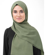 Olive Drab Cotton Voile