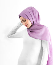 Dusty Lavender Cotton Voile Scarf