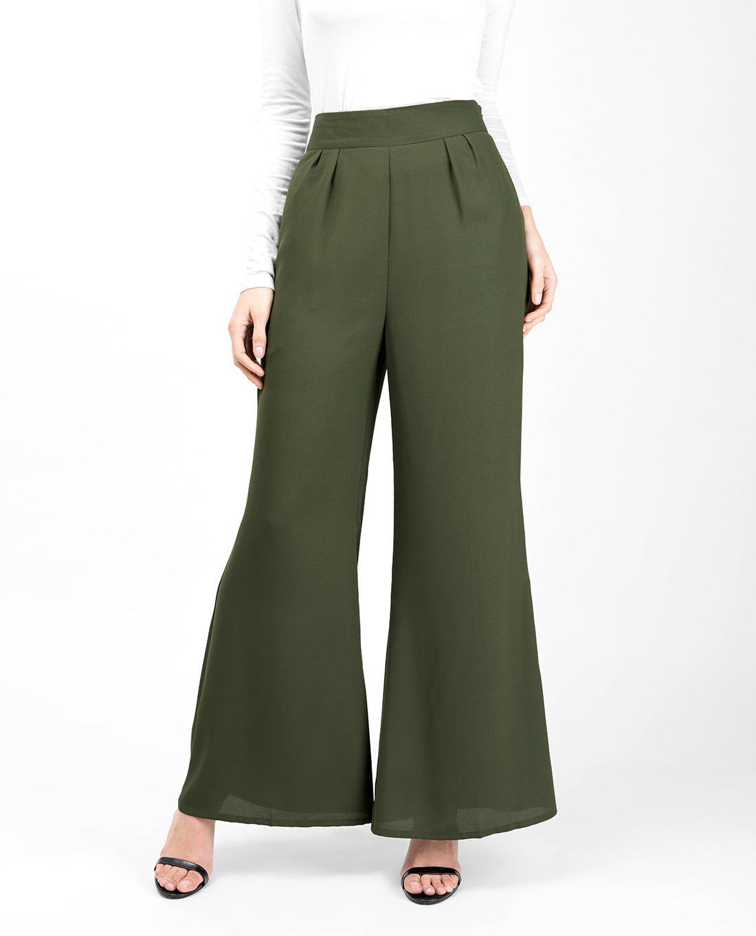 Cypress Flared Palazzo Trouser