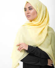 Lemon Grass Yellow Cotton Voile Scarf