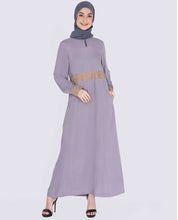 Misty Cloud Embroidered Abaya