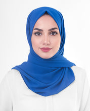 Princess Blue Poly Georgette Scarf