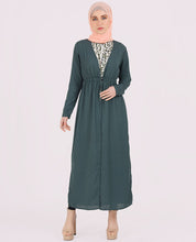 Round Collar Green Summer Outerwear