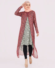 Round Collar Red Floral Summer Outerwear