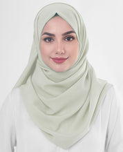 Light Gray Cotton Voile Scarf