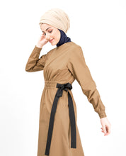 Shirring Elastic Belt Abaya