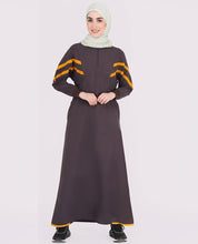 Shale Contrast Stripes Jilbab