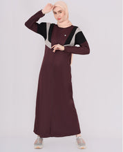 Plush Plum Full Front Open Abaya