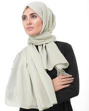 Nomad Beige Cotton Voile Scarf