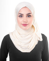 Sheer Pink Viscose Jersey Scarf