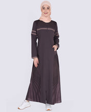 Shale and Grey Contrast jilbab