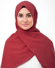 High Risk Red Cotton Voile Scarf