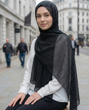 Nightfall Dots – Printed Georgette Hijab