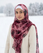 Rose Veil – Printed Georgette Hijab