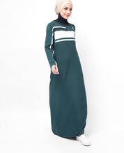 Deep Teal Sporty Abaya