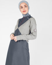 Grey Diamond Melange Jilbab