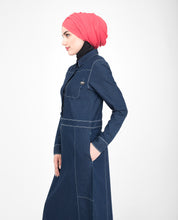 Fine Denim Detail Jilbab