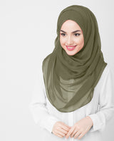 Willow Poly Chiffon Scarf