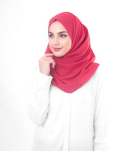 Crimson Poly Georgette Scarf