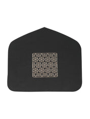 Islamic Geometric Pattern Embroidered Head Prayer Mat