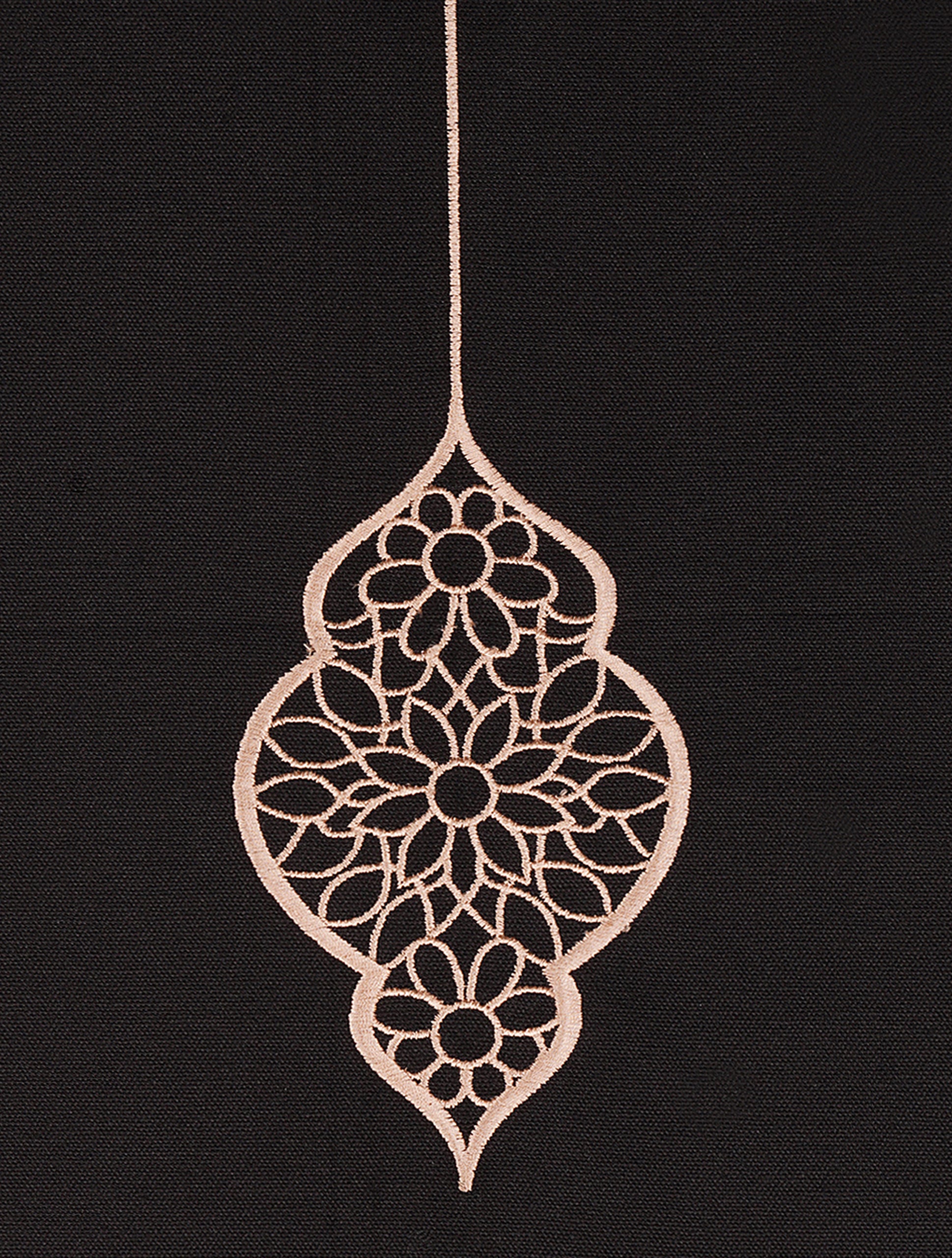 Islamic lantern Embroidered Head Prayer Mat