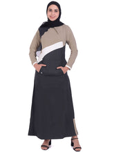 Contrast Panel Sporty Jilbab