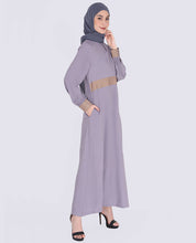 Misty Cloud Embroidered Abaya