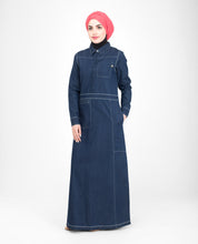 Fine Denim Detail Jilbab