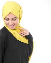 Cellery Yellow Cotton Voile Scarf