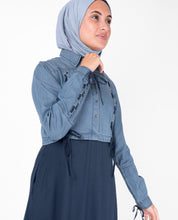 Eyelet Drawstring Inspired Abaya