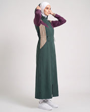 Olive Trail Detachable Hood Jilbab