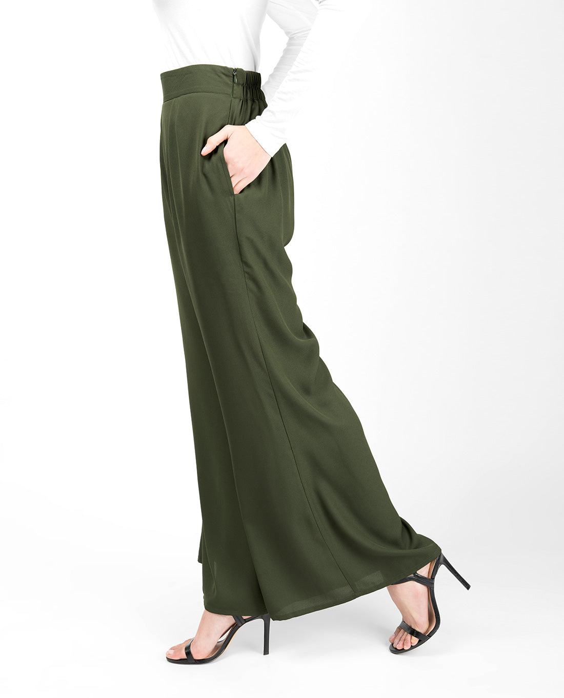 Cypress Flared Palazzo Trouser