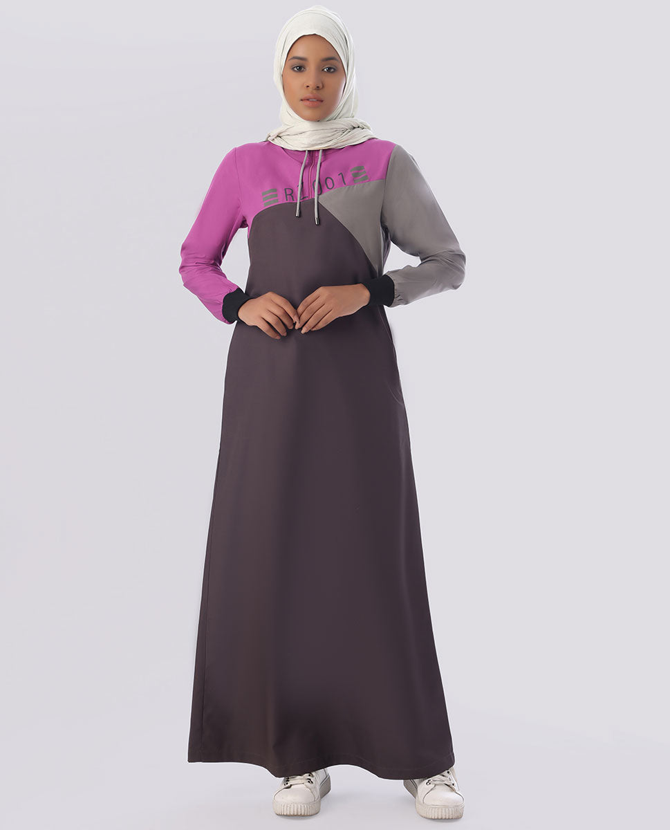 Shale Rock Drawstring Jilbab