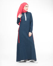 Subtle Denim Jilbab