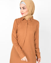 Sudan Brown Shirt Midi