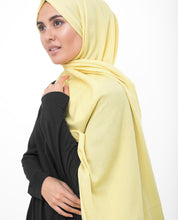 Lemonade Yellow Cotton Voile Scarf