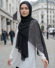 Nightfall Dots – Printed Georgette Hijab