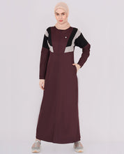 Plush Plum Full Front Open Abaya