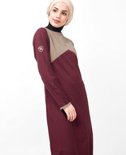 Maroon Casual Route Abaya