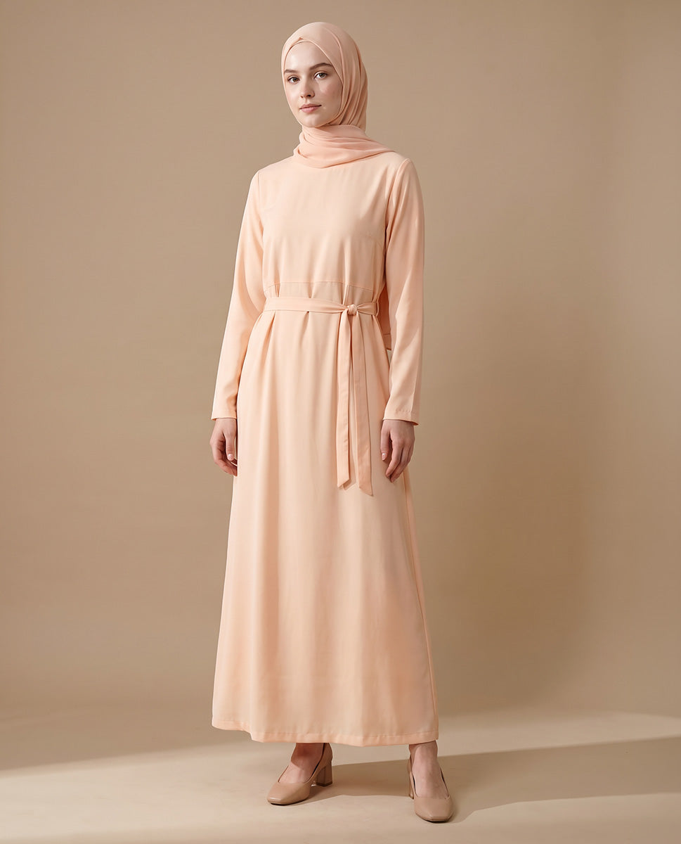 Everyday Budget Pink Closed Abaya
