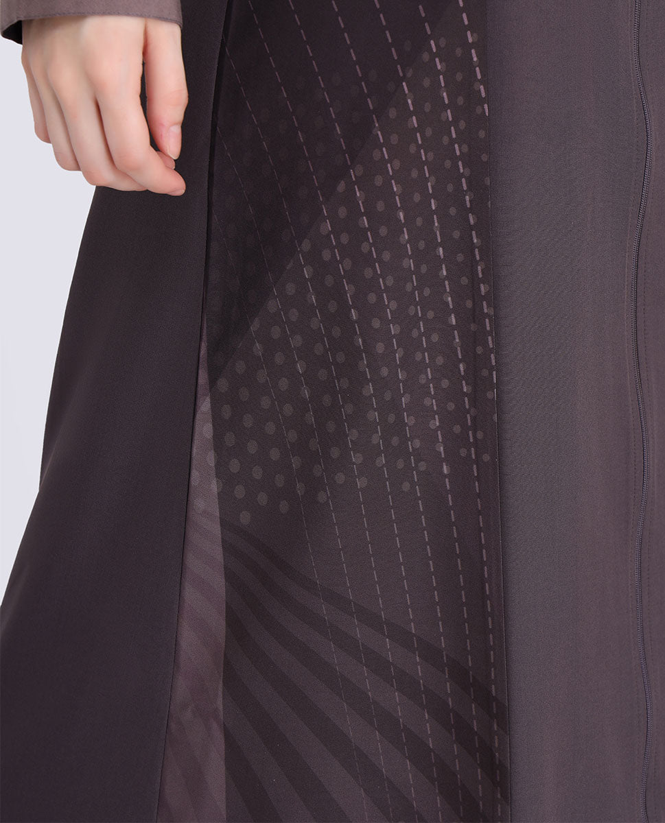 Shale and Grey Contrast jilbab