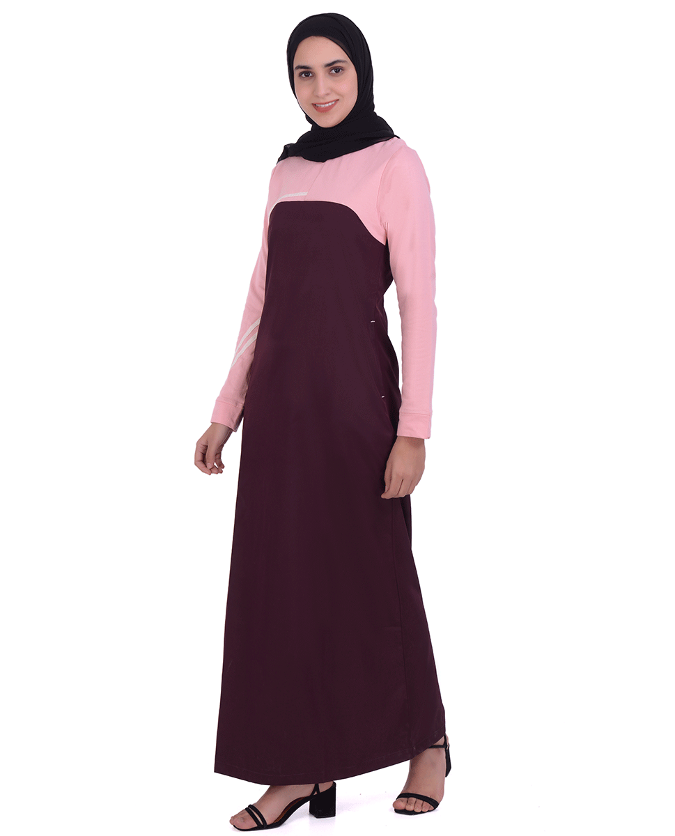 Berry & Pink Sporty Jilbab