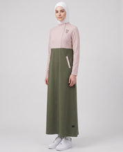 Olive And Blush Urban Jilbab