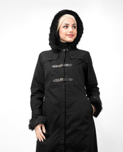 Buckle Strap Black Hooded Jilbab