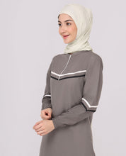 Smoked Slate Casual Style Jilbab