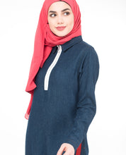 Subtle Denim Jilbab